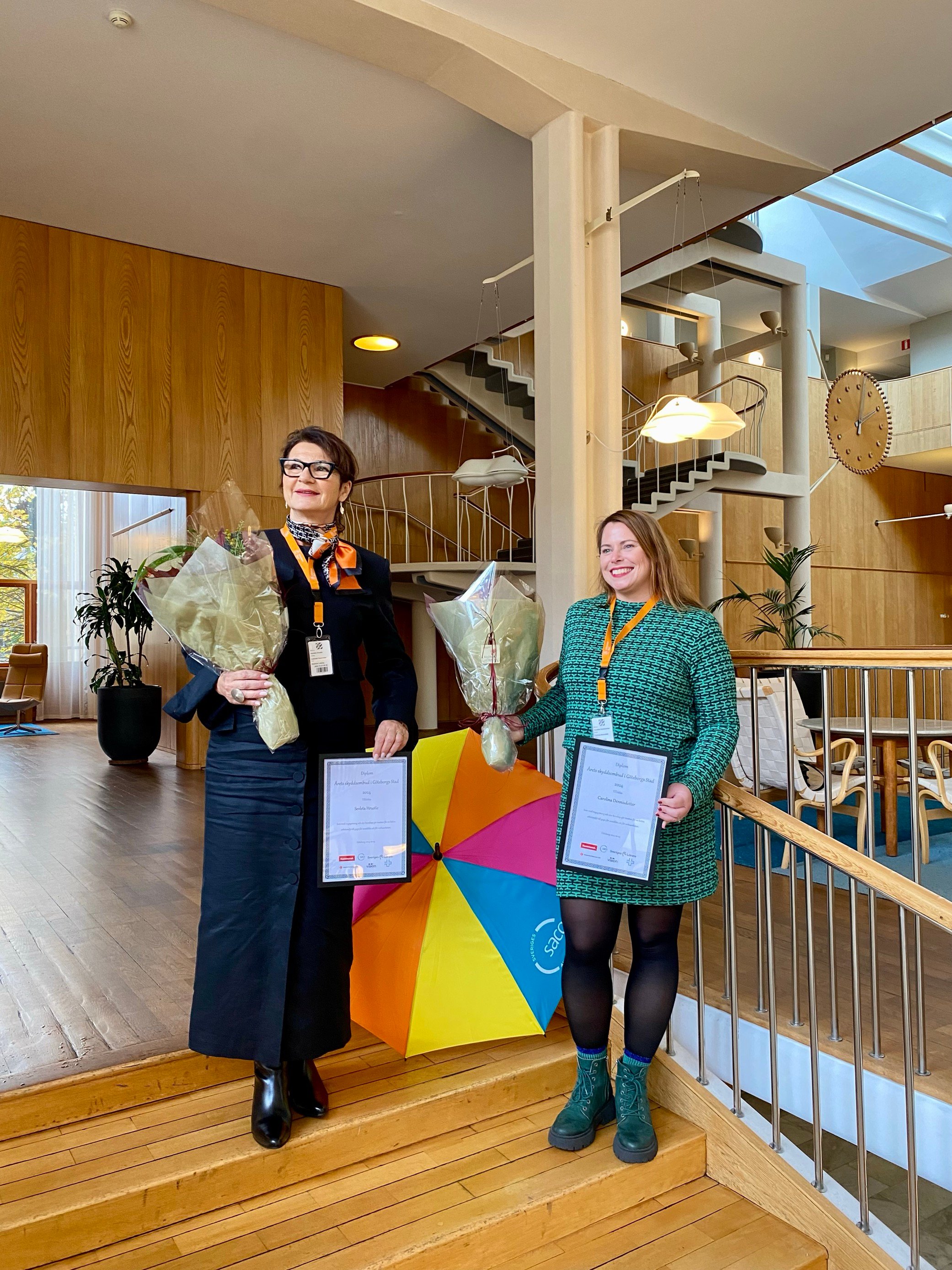 Sevleta och Carolina - &aring;rets skyddsombud 2024